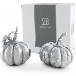 Vagabond House Pumpkin Salt & Pepper Set Harvest