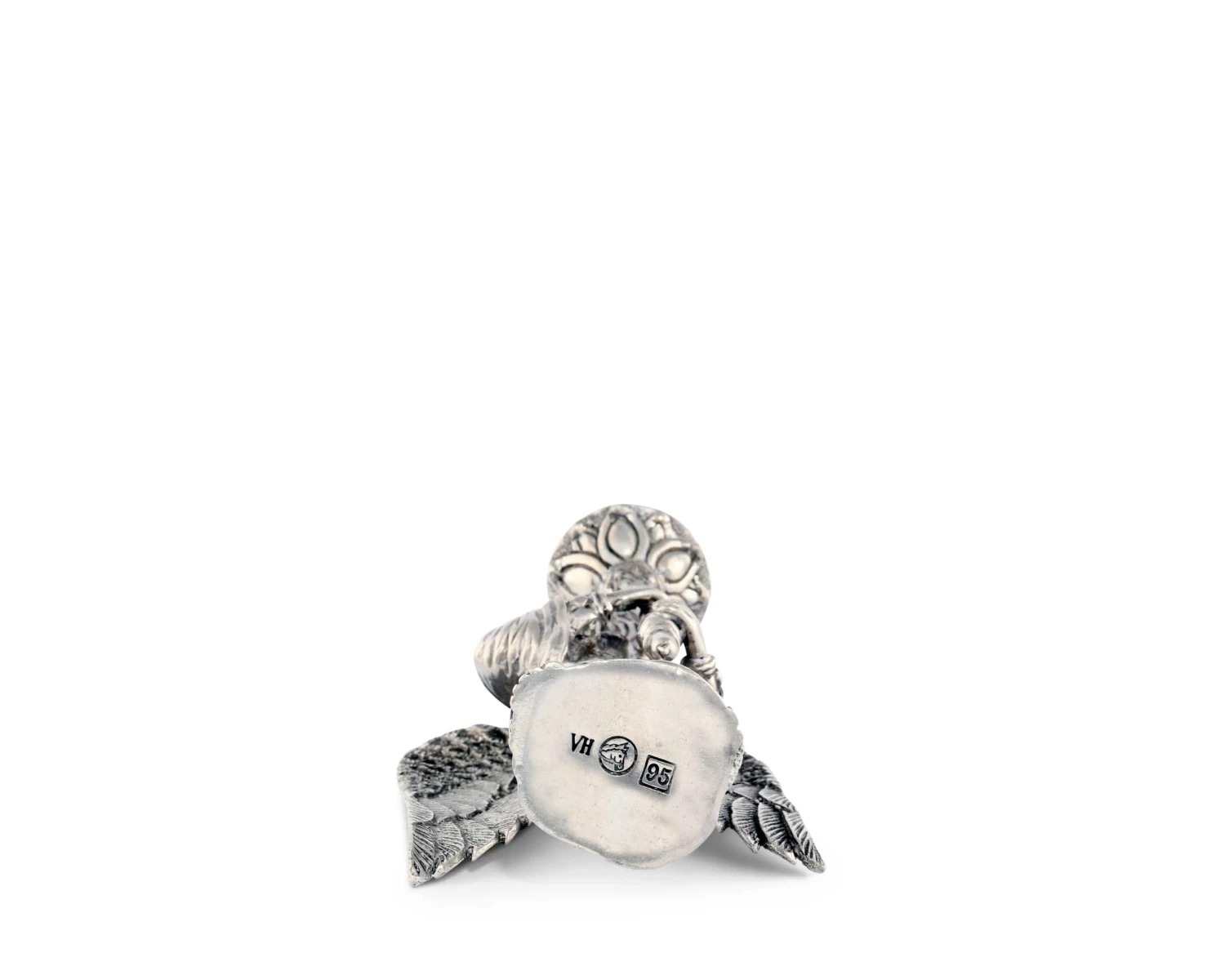 Vagabond House Christmas Pewter Angel Candlestick - Short 4 Vagabond House Christmas Pewter Angel Candlestick - Short