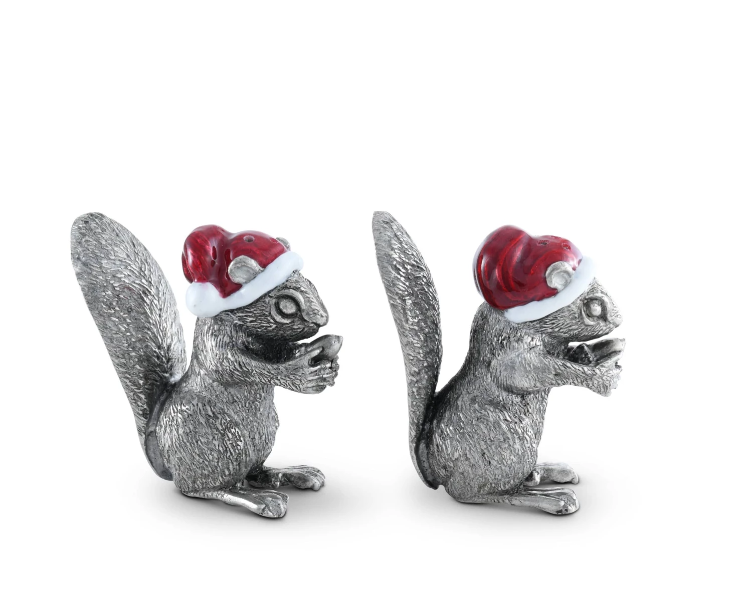Vagabond House Santa Squirrels Salt & Pepper Set Christmas 1 Vagabond House Santa Squirrels Salt & Pepper Set Christmas