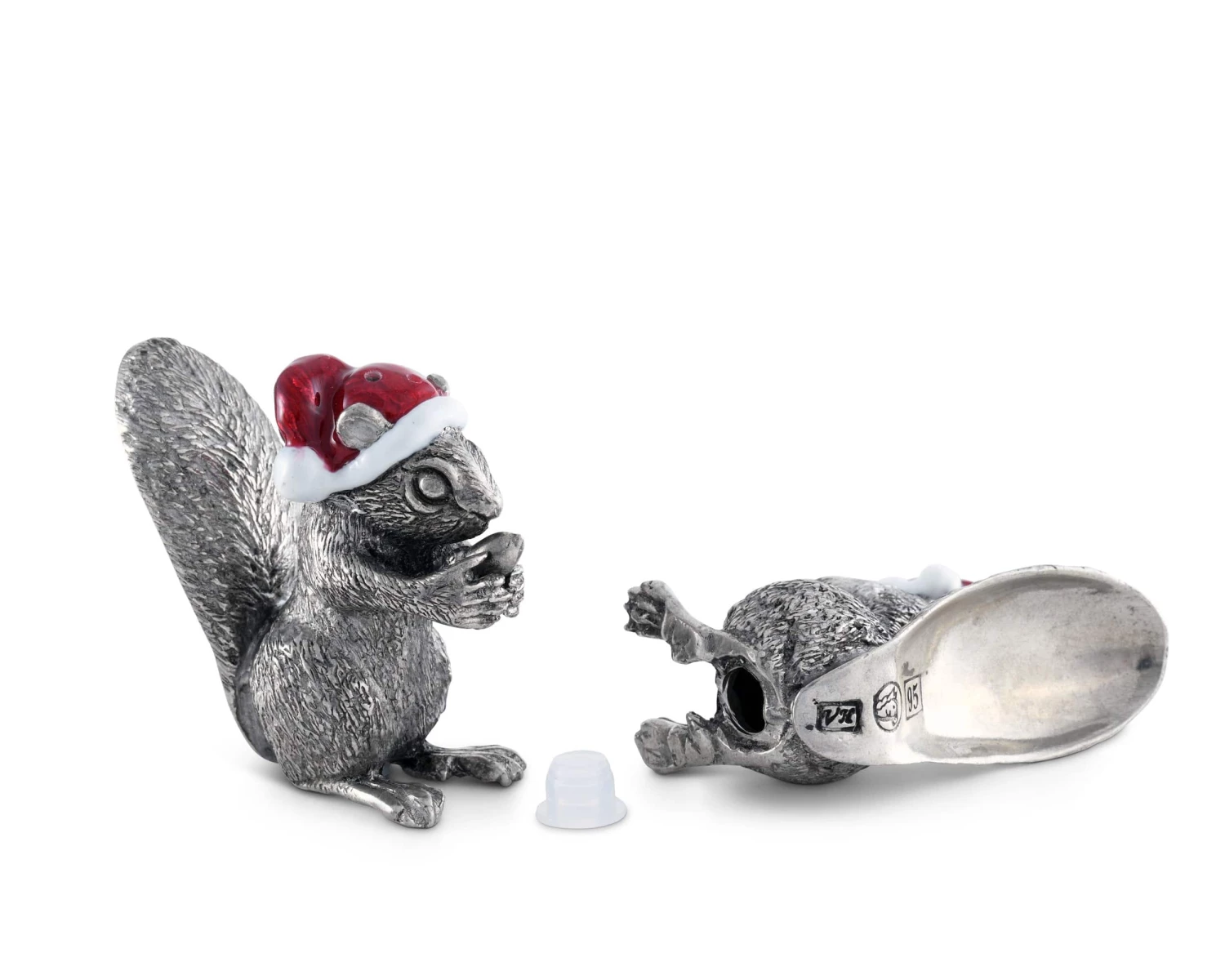 Vagabond House Santa Squirrels Salt & Pepper Set Christmas 3 Vagabond House Santa Squirrels Salt & Pepper Set Christmas
