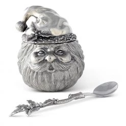 Vagabond House Christmas Santa Sugar Bowl
