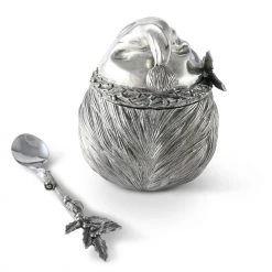 Vagabond House Christmas Santa Sugar Bowl