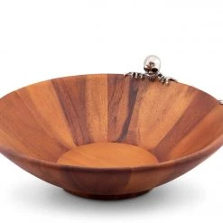 Vagabond House Holidays Skeleton Salad Bowl