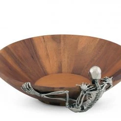 Vagabond House Holidays Skeleton Salad Bowl