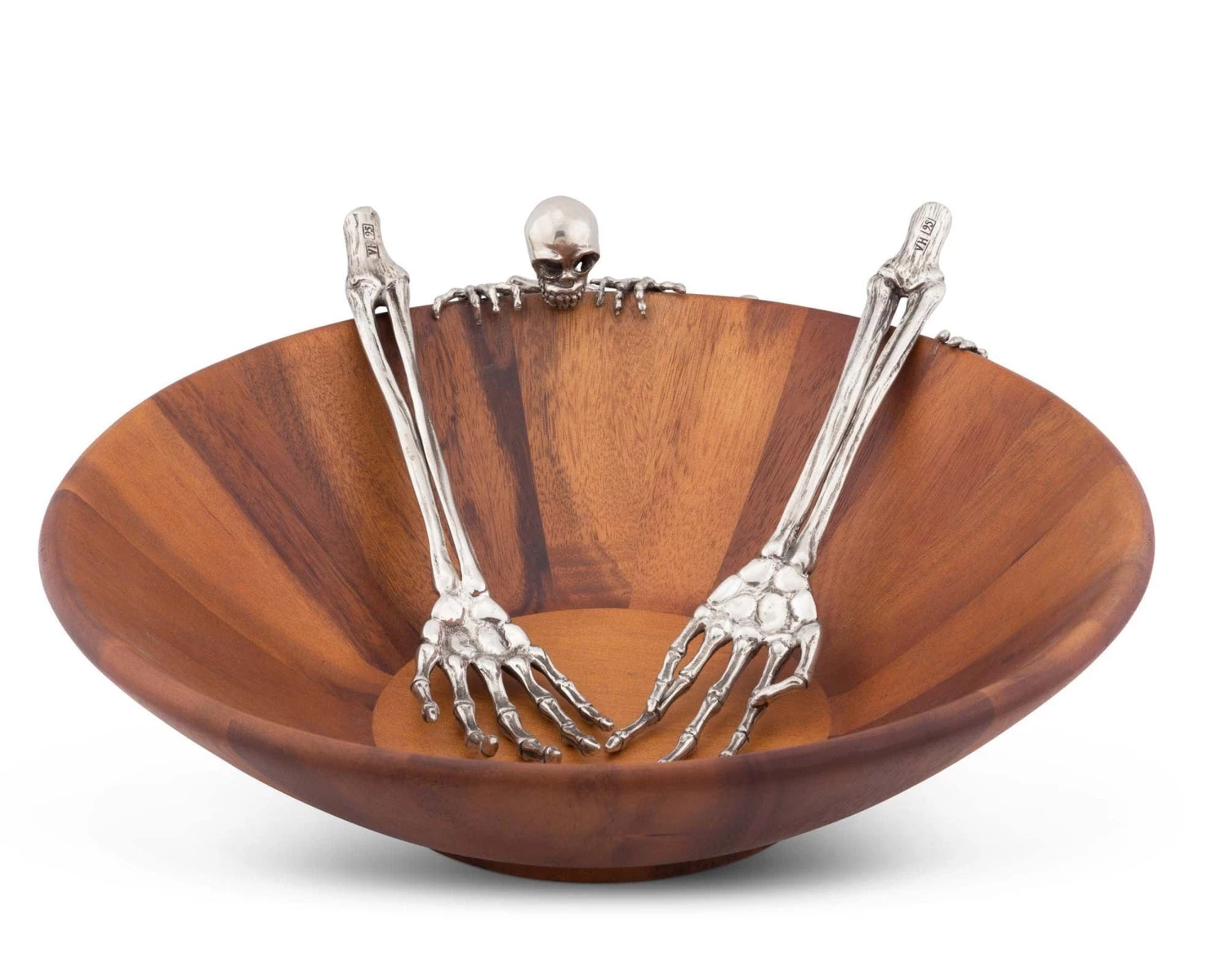 Vagabond House Holidays Skeleton Salad Server 4 Vagabond House Holidays Skeleton Salad Server