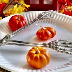 Vagabond House Holidays Skeleton Salad Server 11 Vagabond House Holidays Skeleton Salad Server