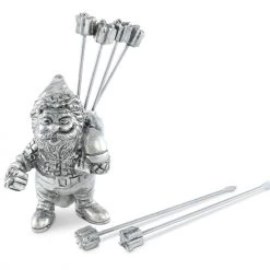 Vagabond House St. Nick Cheese Pick Set Christmas