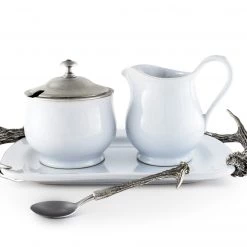 Vagabond House Lodge Style Antler Creamer Set