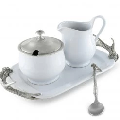 Vagabond House Lodge Style Antler Creamer Set