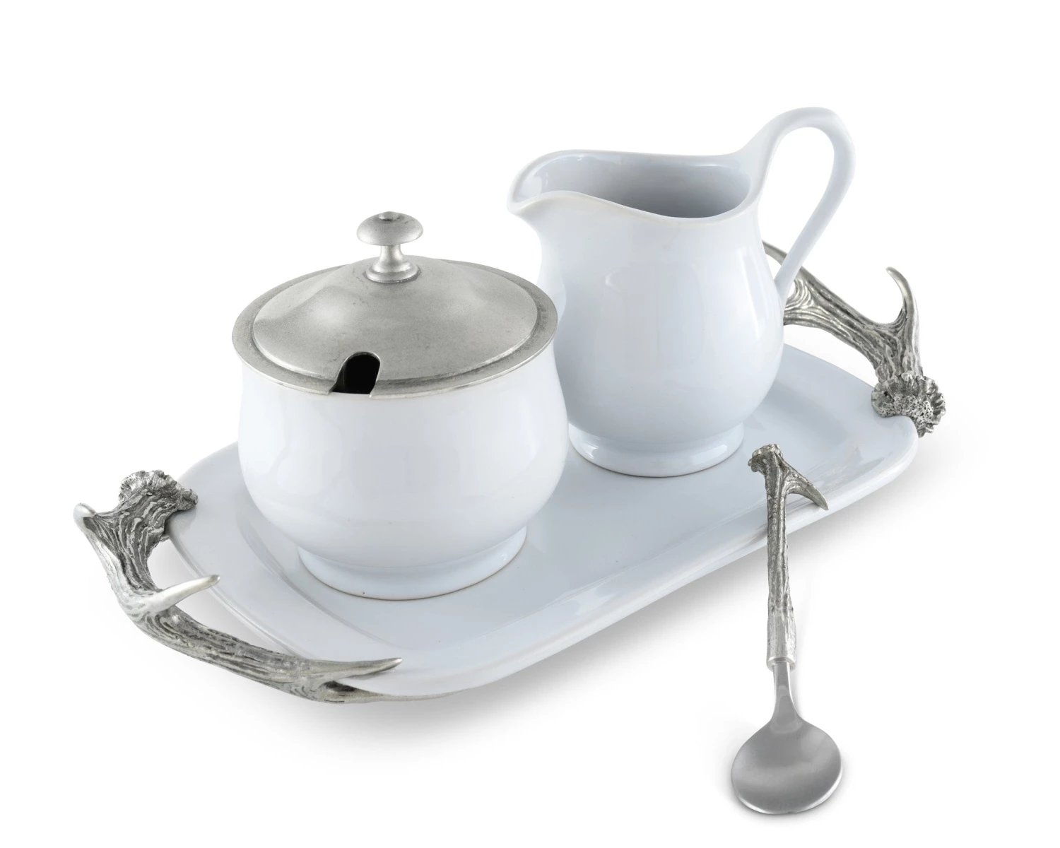 Vagabond House Lodge Style Antler Creamer Set 2 Vagabond House Lodge Style Antler Creamer Set