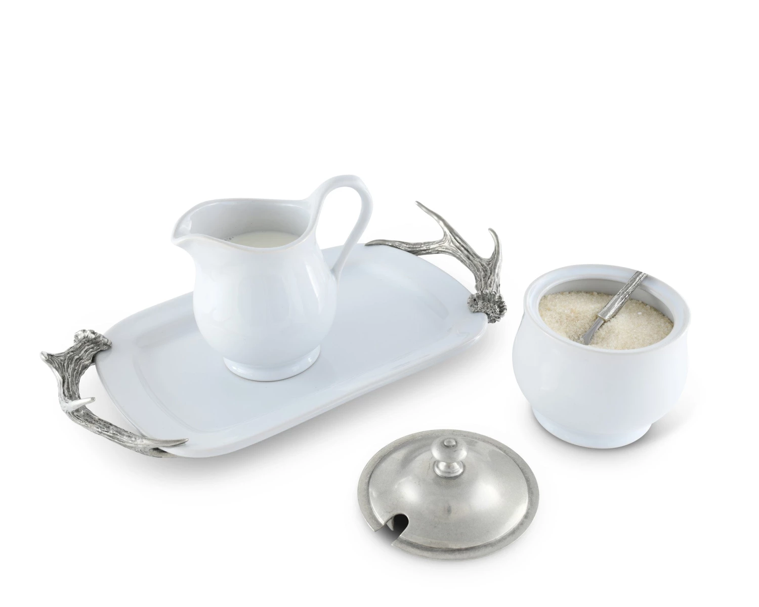 Vagabond House Lodge Style Antler Creamer Set 3 Vagabond House Lodge Style Antler Creamer Set