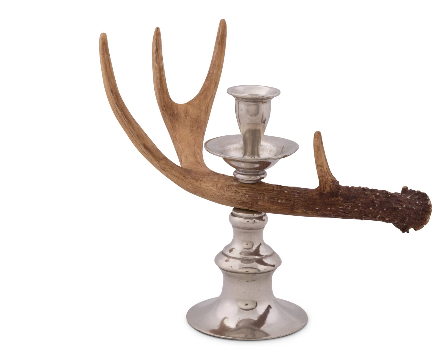 Vagabond House Candlesticks & Candle Snuffers Antler - Resin Whitetail Single Light Candlestick 3 Vagabond House Candlesticks & Candle Snuffers Antler - Resin Whitetail Single Light Candlestick