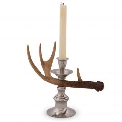 Vagabond House Candlesticks & Candle Snuffers Antler - Resin Whitetail Single Light Candlestick 7 Vagabond House Candlesticks & Candle Snuffers Antler - Resin Whitetail Single Light Candlestick