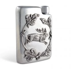 Vagabond House Black Forest Pewter Flask GIFTS FOR HIM