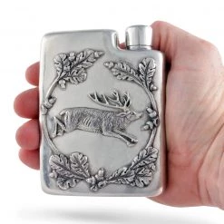 Vagabond House Black Forest Pewter Flask GIFTS FOR HIM