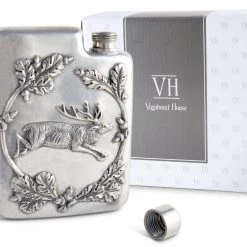 Vagabond House Black Forest Pewter Flask GIFTS FOR HIM