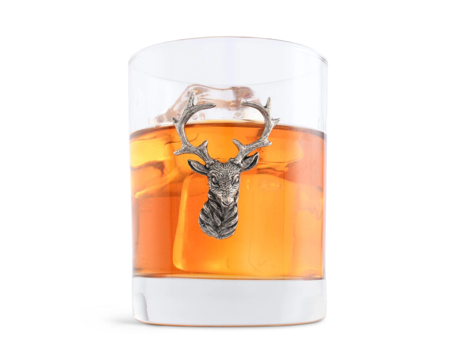 Vagabond House Elk Head Double Old Fashion Bar Glass Lodge Style 1 Vagabond House Elk Head Double Old Fashion Bar Glass Lodge Style
