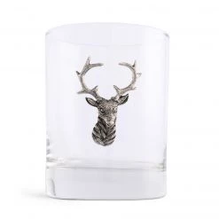 Vagabond House Elk Head Double Old Fashion Bar Glass Lodge Style 5 Vagabond House Elk Head Double Old Fashion Bar Glass Lodge Style