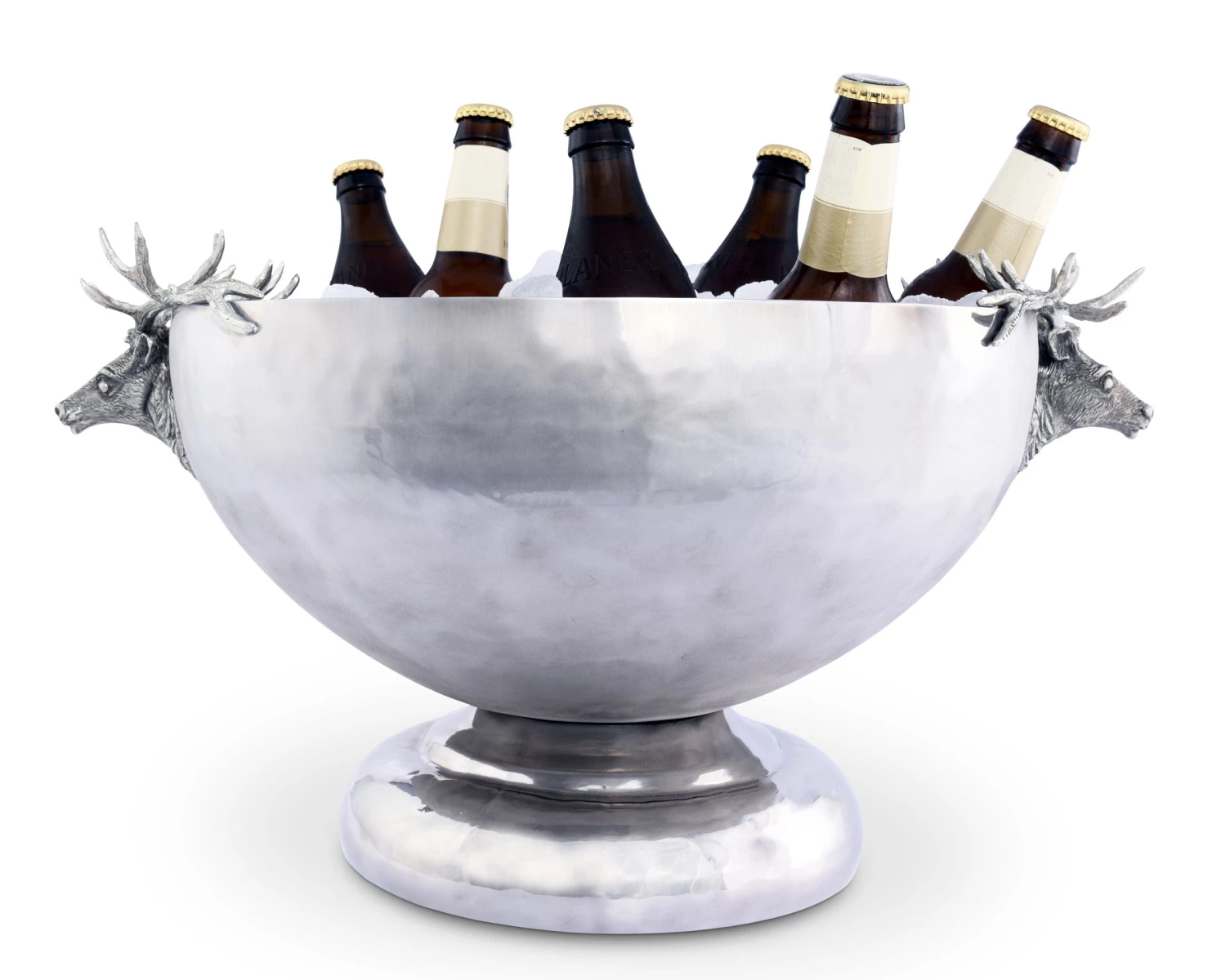 Vagabond House Elk Head Stainless Ice Tub Lodge Style 3 Vagabond House Elk Head Stainless Ice Tub Lodge Style