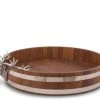 Vagabond House Elk Head Teak Tray Trays