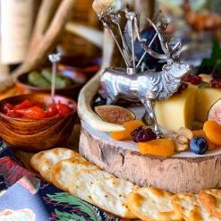 Vagabond House Elk Pewter Cheese Pick Set