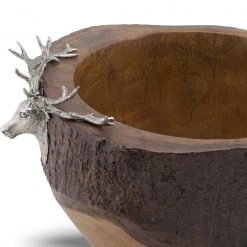 Vagabond House Elk Salad Bowl Lodge Style