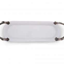 Vagabond House Fallen Antler Long Stoneware Tray Trays 5 Vagabond House Fallen Antler Long Stoneware Tray Trays