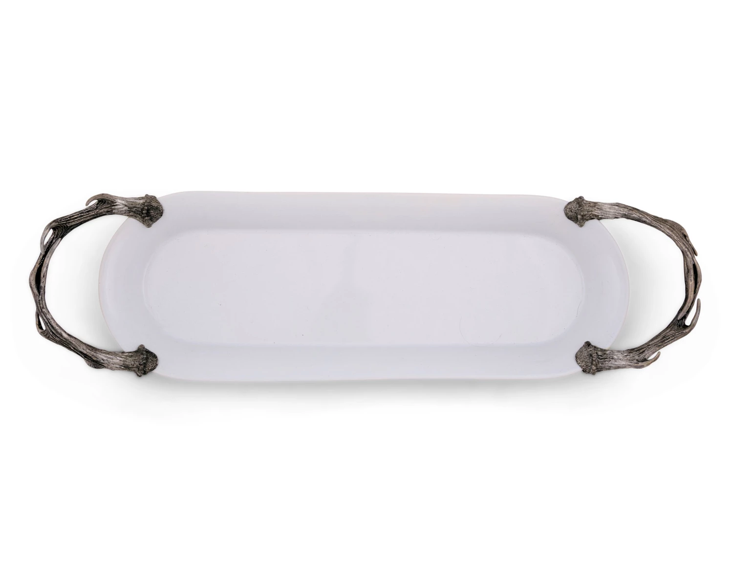 Vagabond House Fallen Antler Long Stoneware Tray Trays 3 Vagabond House Fallen Antler Long Stoneware Tray Trays