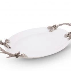 Vagabond House Trays Fallen Antler Stoneware Tray