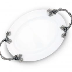 Vagabond House Trays Fallen Antler Stoneware Tray