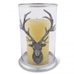 Vagabond House Large Elk Pillar Candle Holder