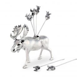 Vagabond House Moose Cheese Pick Set Cheese Picks