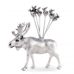 Vagabond House Moose Cheese Pick Set Cheese Picks