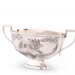 Vagabond House Lodge Style Noble Elk Pewter Gravy Boat