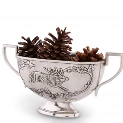 Vagabond House Lodge Style Noble Elk Pewter Gravy Boat