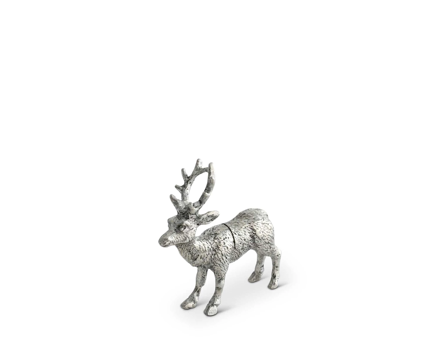 Vagabond House Lodge Style Pewter Deer Place Card Holder 3 Vagabond House Lodge Style Pewter Deer Place Card Holder