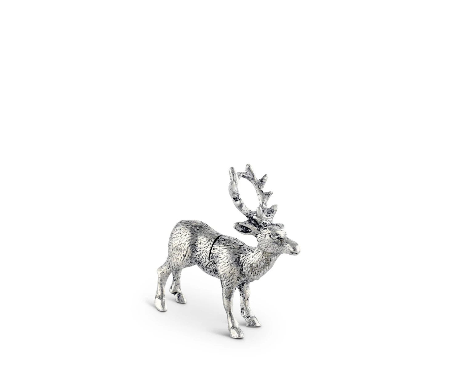 Vagabond House Lodge Style Pewter Deer Place Card Holder 4 Vagabond House Lodge Style Pewter Deer Place Card Holder