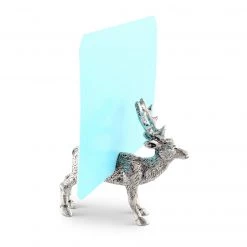 Vagabond House Lodge Style Pewter Deer Place Card Holder 9 Vagabond House Lodge Style Pewter Deer Place Card Holder