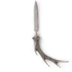 Vagabond House Pewter Handle Antler Letter Opener
