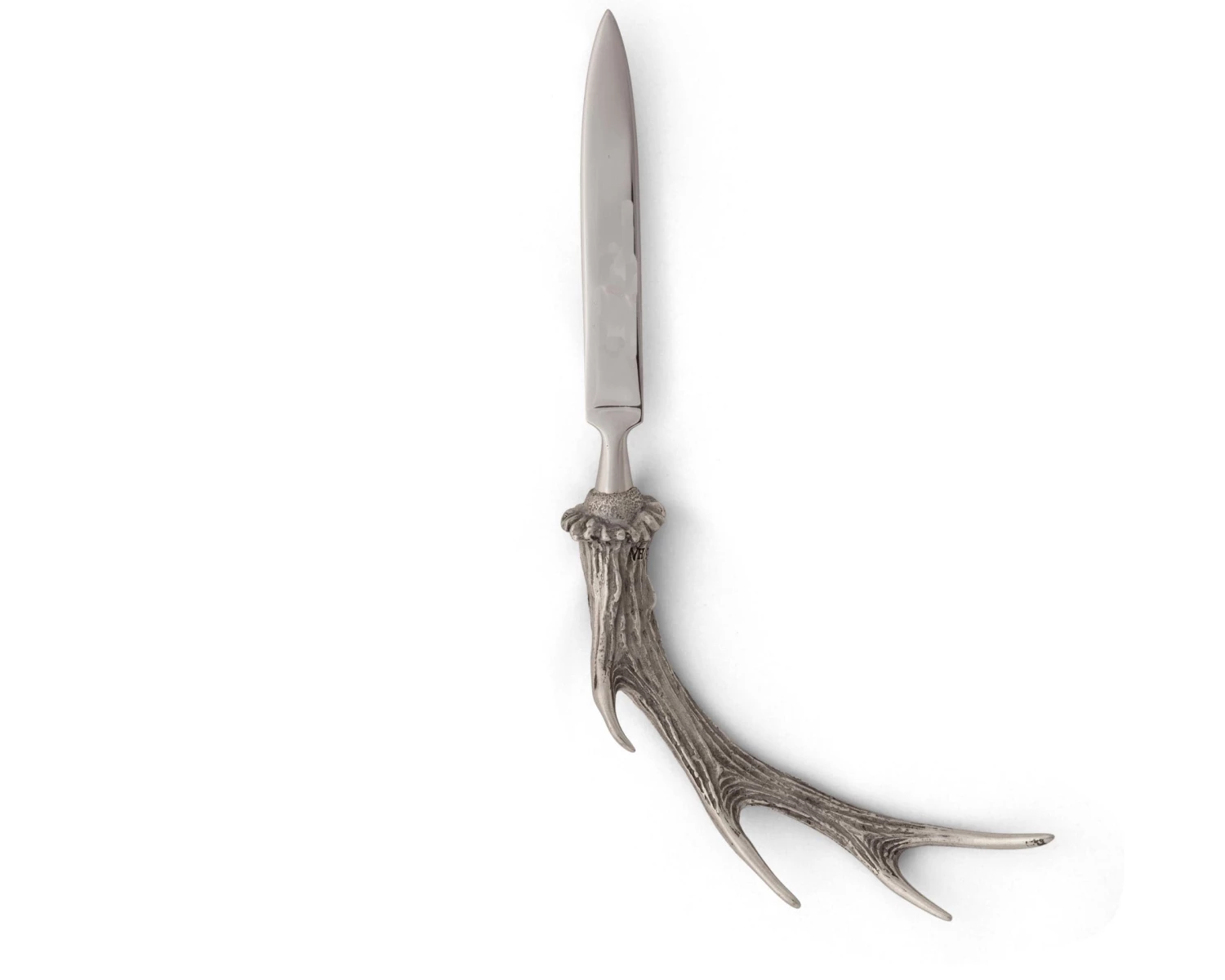 Vagabond House Pewter Handle Antler Letter Opener 1 Vagabond House Pewter Handle Antler Letter Opener