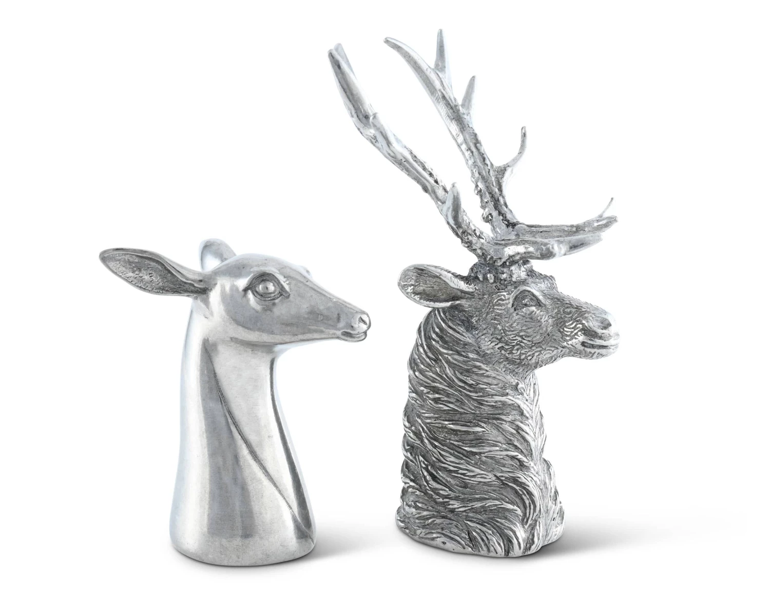 Vagabond House Lodge Style Stag And Doe Salt & Pepper Set 3 Vagabond House Lodge Style Stag And Doe Salt & Pepper Set