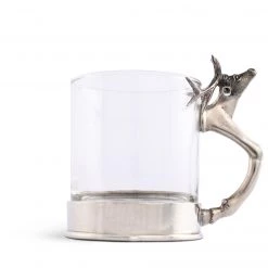 Vagabond House Stag Handle Glass - Short Lodge Style