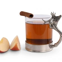 Vagabond House Stag Handle Glass - Short Lodge Style