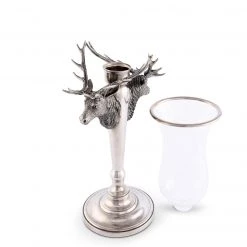 Vagabond House Lodge Style Stag Head Hurricane 7 Vagabond House Lodge Style Stag Head Hurricane
