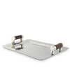Vagabond House Stainless Serving Tray Composite Antler Handles Trays
