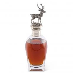 Vagabond House Liquor Decanters & Decanter Tags Standing Elk Liquor Decanter - Short
