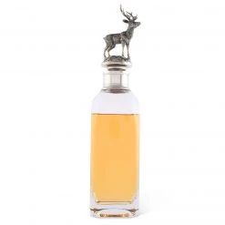 Vagabond House Standing Elk Liquor Decanter - Tall Liquor Decanters & Decanter Tags
