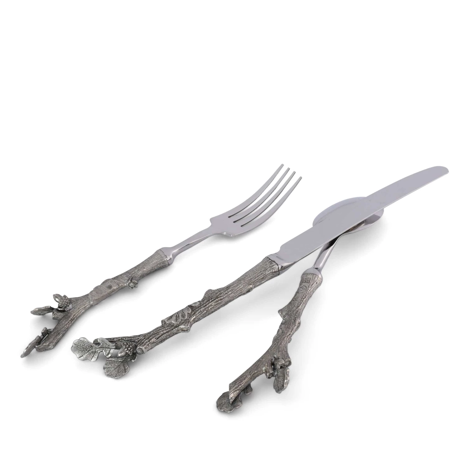 Vagabond House Acorn Flatware Set Majestic Forest 2 Vagabond House Acorn Flatware Set Majestic Forest