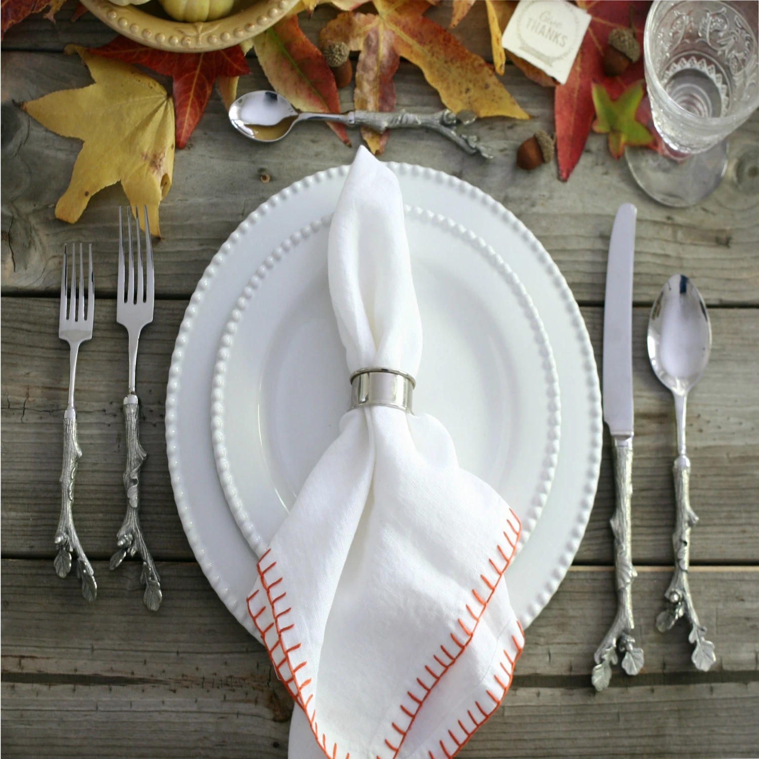 Vagabond House Acorn Flatware Set Majestic Forest 3 Vagabond House Acorn Flatware Set Majestic Forest