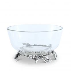 Vagabond House Acorn & Oak Leaf Dip Bowl